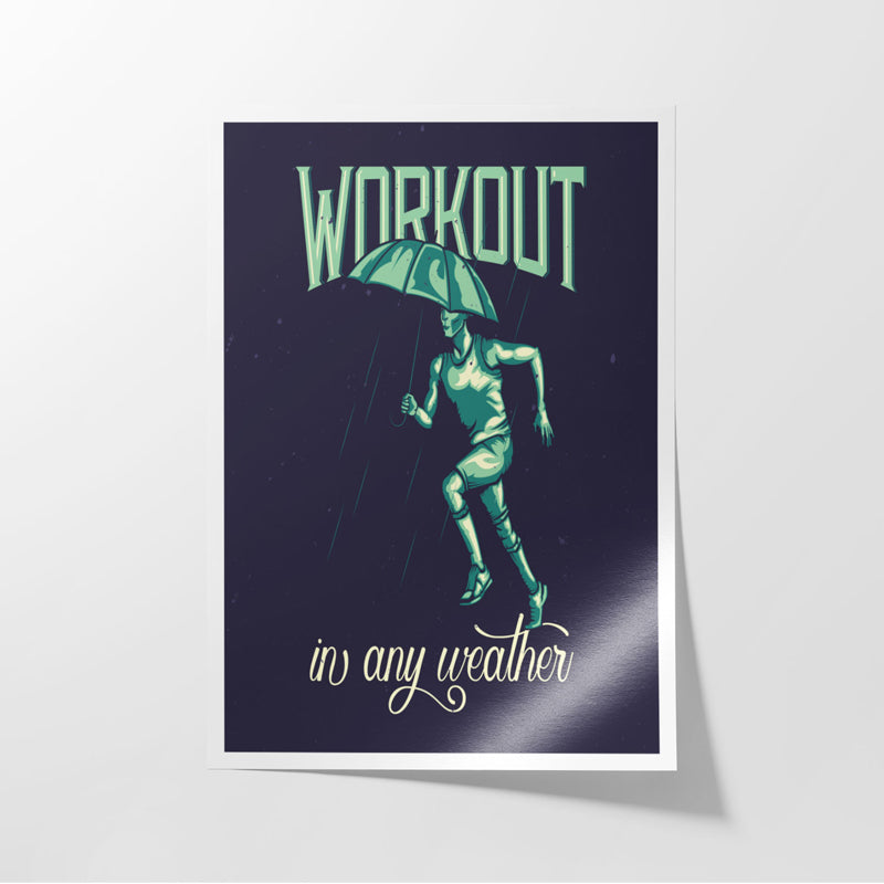 Buy Workout Wall Poster Wall Poster from Vaaree