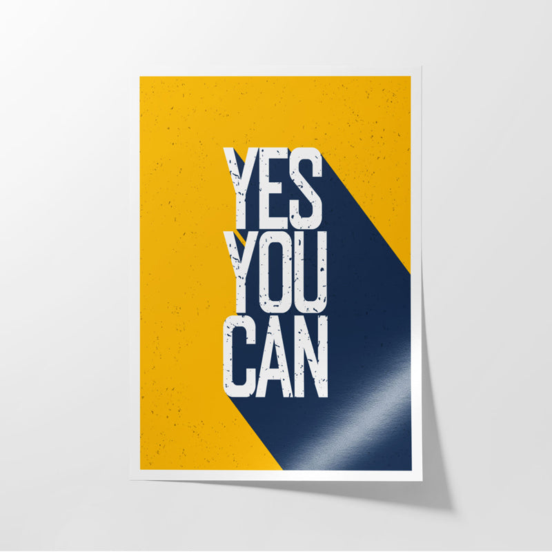 Buy Yes You Can Wall Poster Wall Poster from Vaaree