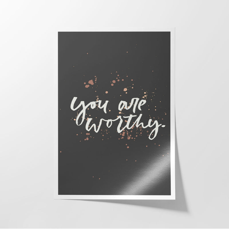 Buy You Are Worthy Wall Poster Wall Poster from Vaaree