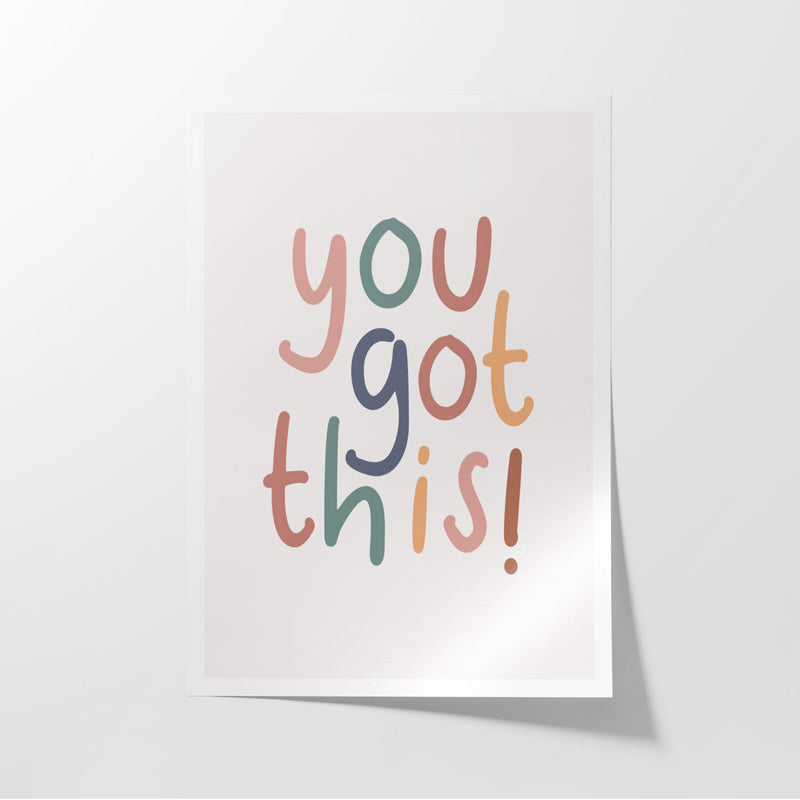 Wall Poster - You Got This Green Wall Poster