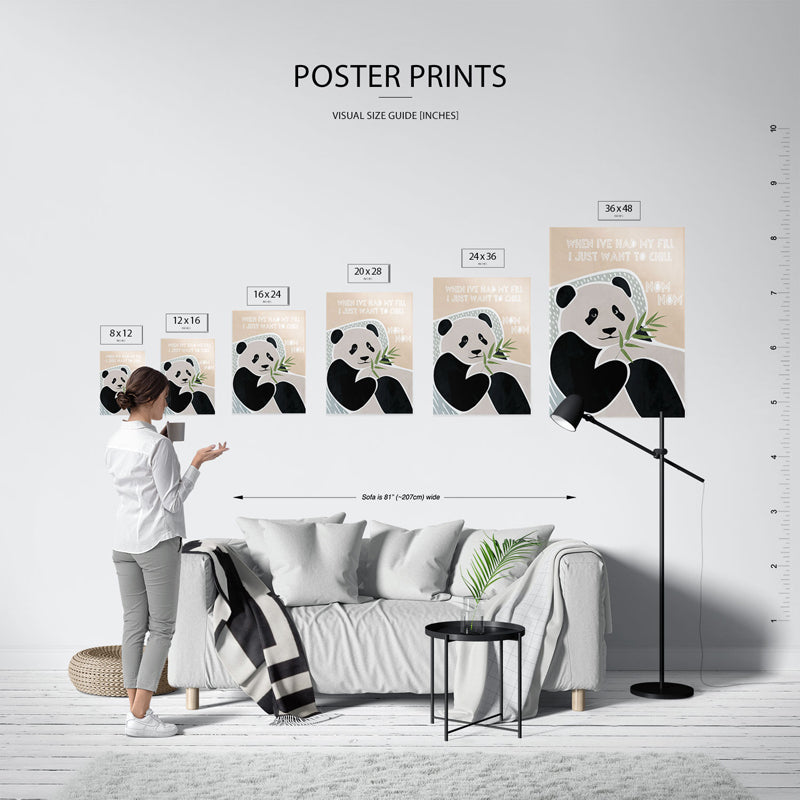 Buy Children'S Panda Wall Poster Wall Poster from Vaaree