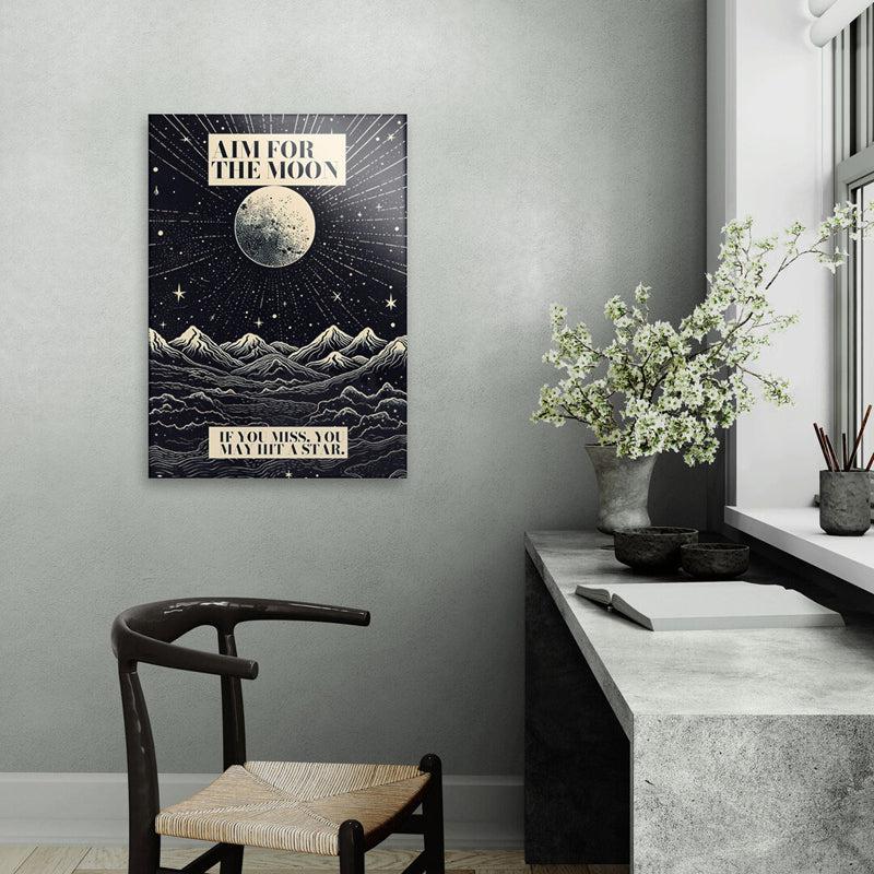 Buy Aim For the Moon Wall Poster Wall Poster from Vaaree