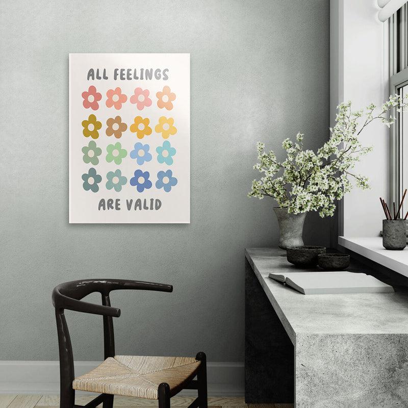 Buy All Feelings Are Valid Wall Poster Wall Poster from Vaaree