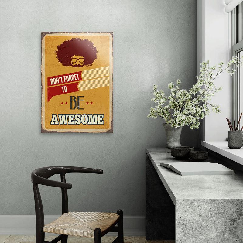 Buy Be Awsome Wall Poster Wall Poster from Vaaree