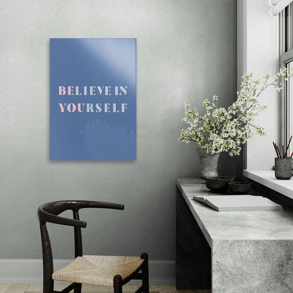 Buy Believe In Yourself Wall Poster Wall Poster from Vaaree