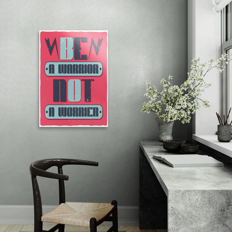 Buy Warrior Rule Wall Poster Wall Poster from Vaaree