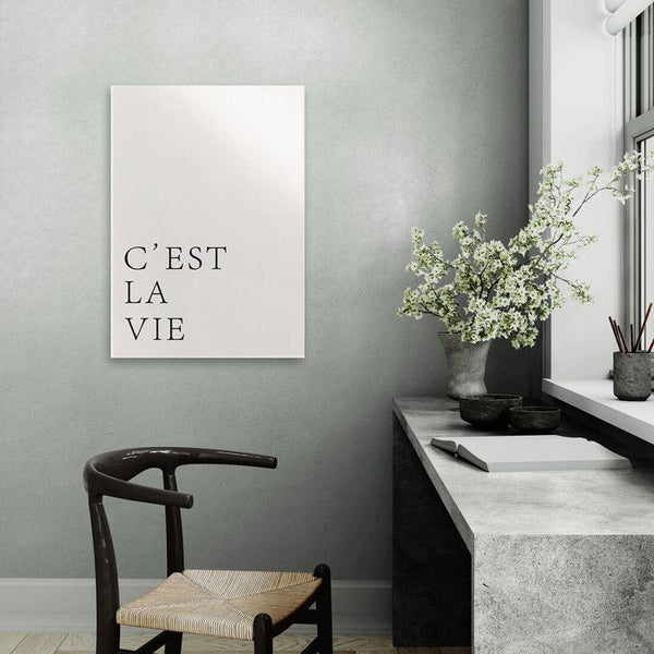 Buy C'Est La Vie Wall Poster Wall Poster from Vaaree