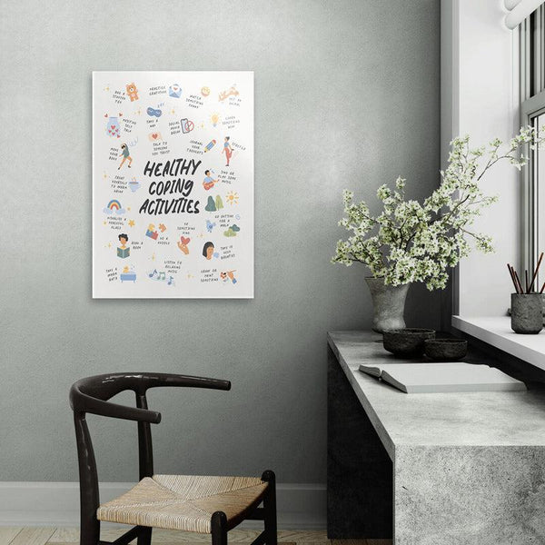 Buy Coping Activities Wall Poster Wall Poster from Vaaree