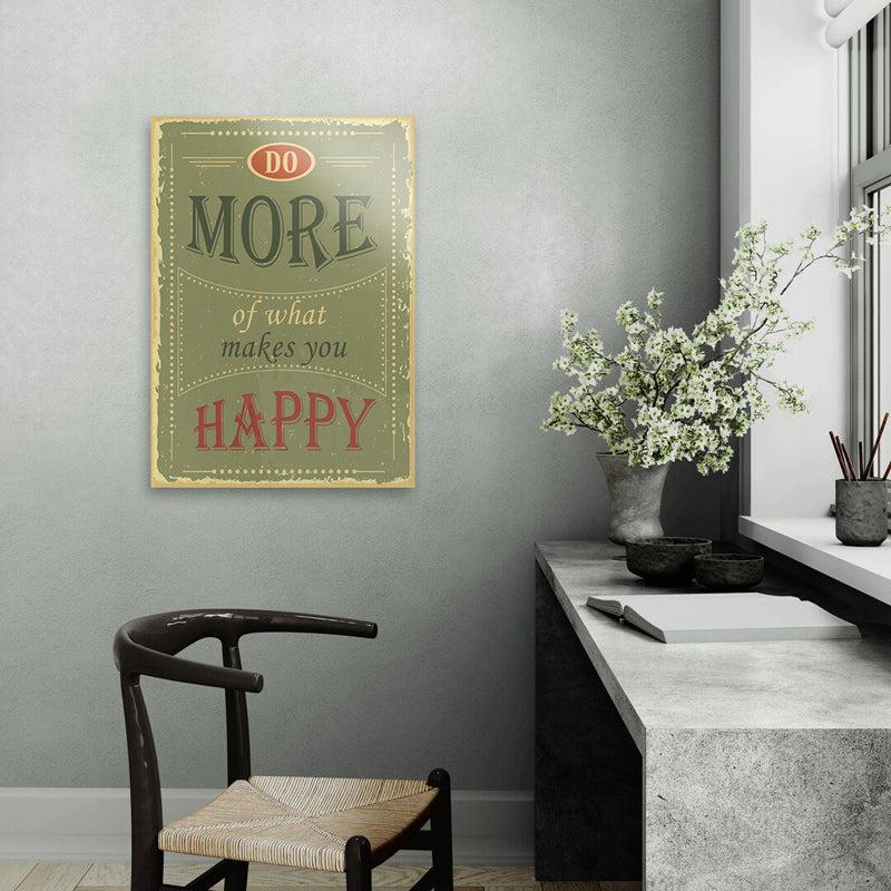 Buy What Makes You Happy Wall Poster Wall Poster from Vaaree