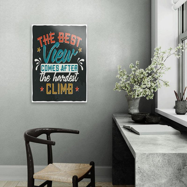 Buy The Hardest Climb Wall Poster Wall Poster from Vaaree