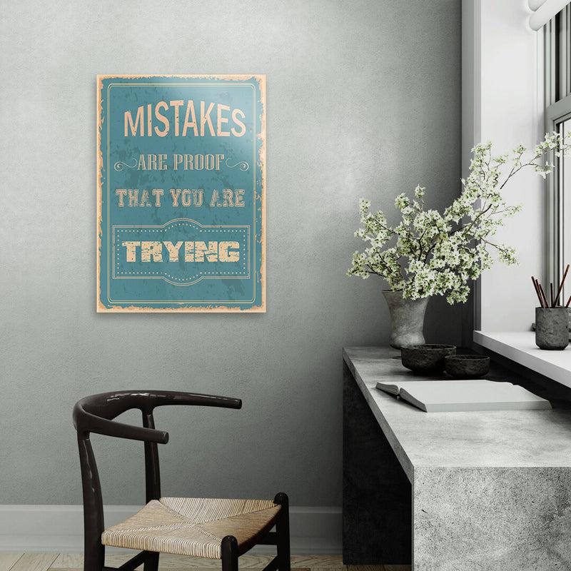 Buy Mistakes Matter Wall Poster Wall Poster from Vaaree