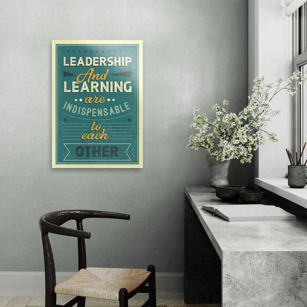 Buy Leadership And Learning Wall Poster Wall Poster from Vaaree