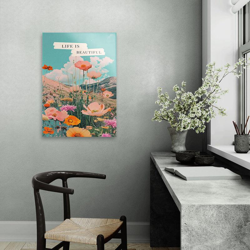 Buy Life Is Beautiful Wall Poster Wall Poster from Vaaree