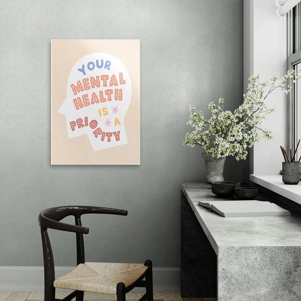 Buy Mental Health Priority Wall Poster Wall Poster from Vaaree