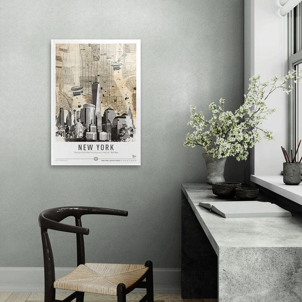 Buy New York City Breaks Wall Poster Wall Poster from Vaaree