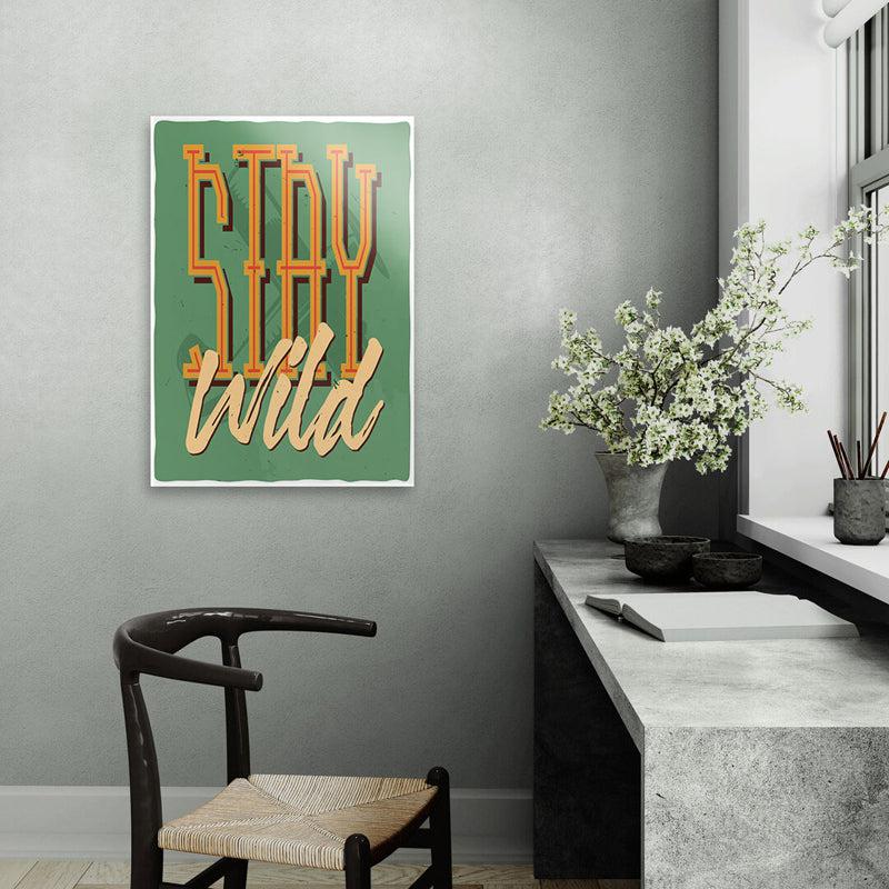 Buy Stay Wild Wall Poster Wall Poster from Vaaree