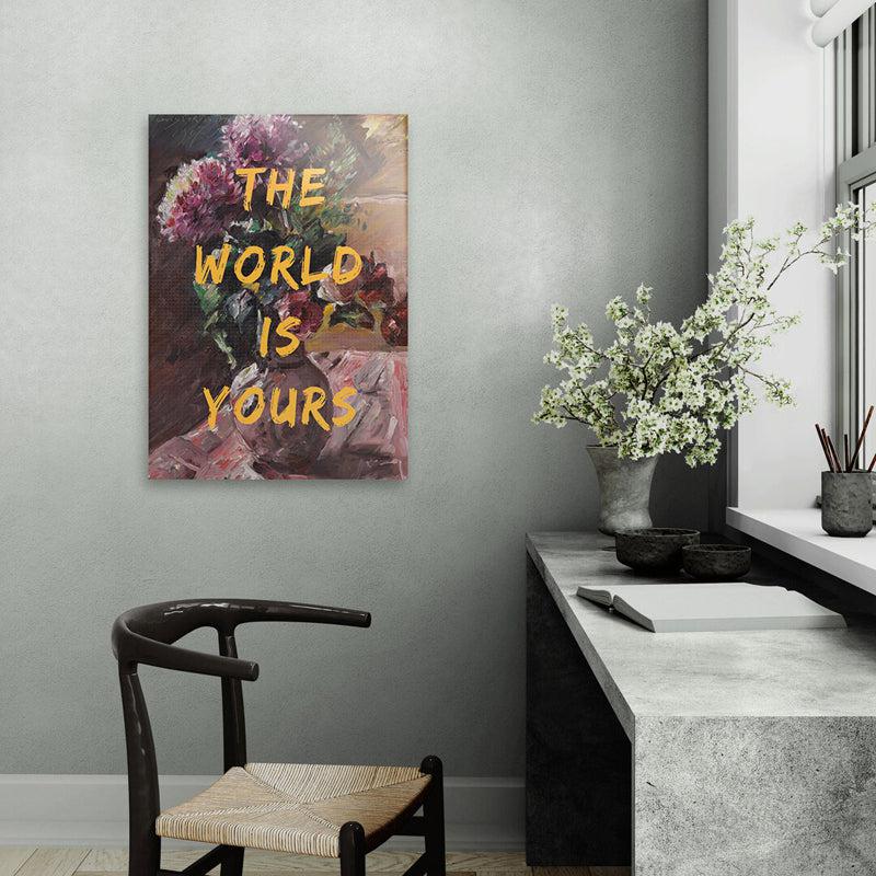 Buy The World Is Yours Wall Poster Wall Poster from Vaaree