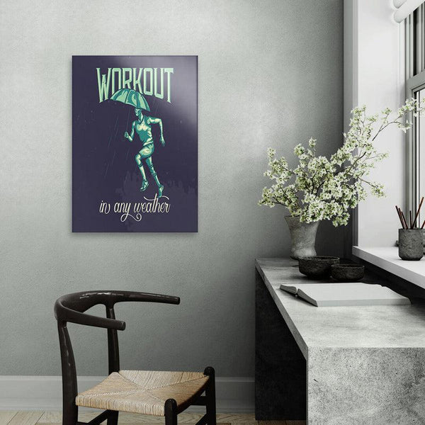 Buy Workout Wall Poster Wall Poster from Vaaree