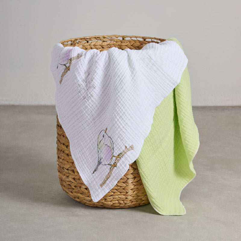 Buy Soft Green Towel Set & Tote Bag - Seven Piece Set Towel Sets from Vaaree