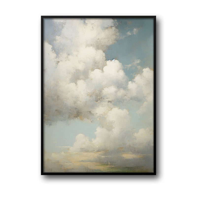 Wall Art & Paintings - In The Clouds Wall Art - Black Frame