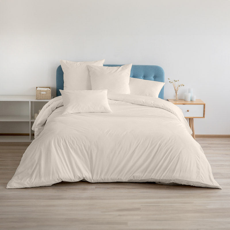 Buy Elisima Solid Duvet Cover - Ivory Duvet Covers from Vaaree