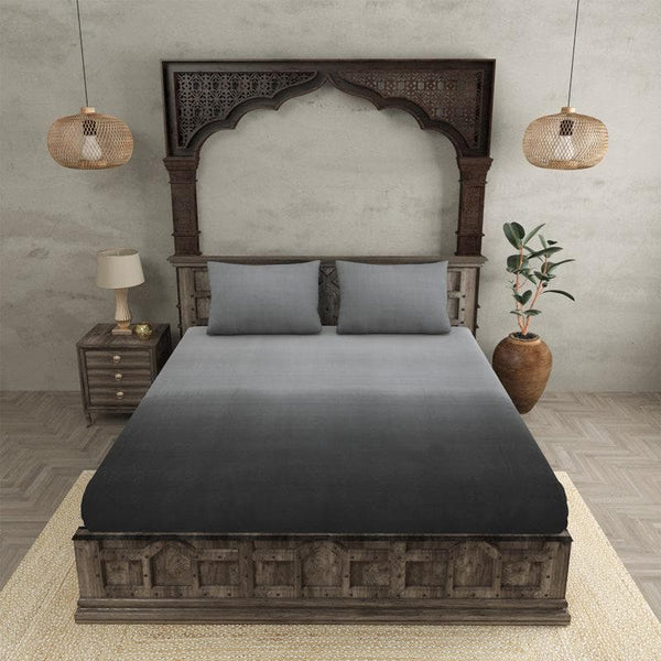 Buy Jollie Ombre Bedsheet - Light Grey at Vaaree online | Beautiful Bedsheets to choose from