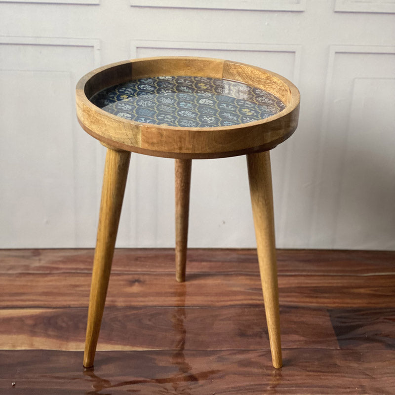 Buy Niyara Mangowood Stool Side & Bedside Tables from Vaaree