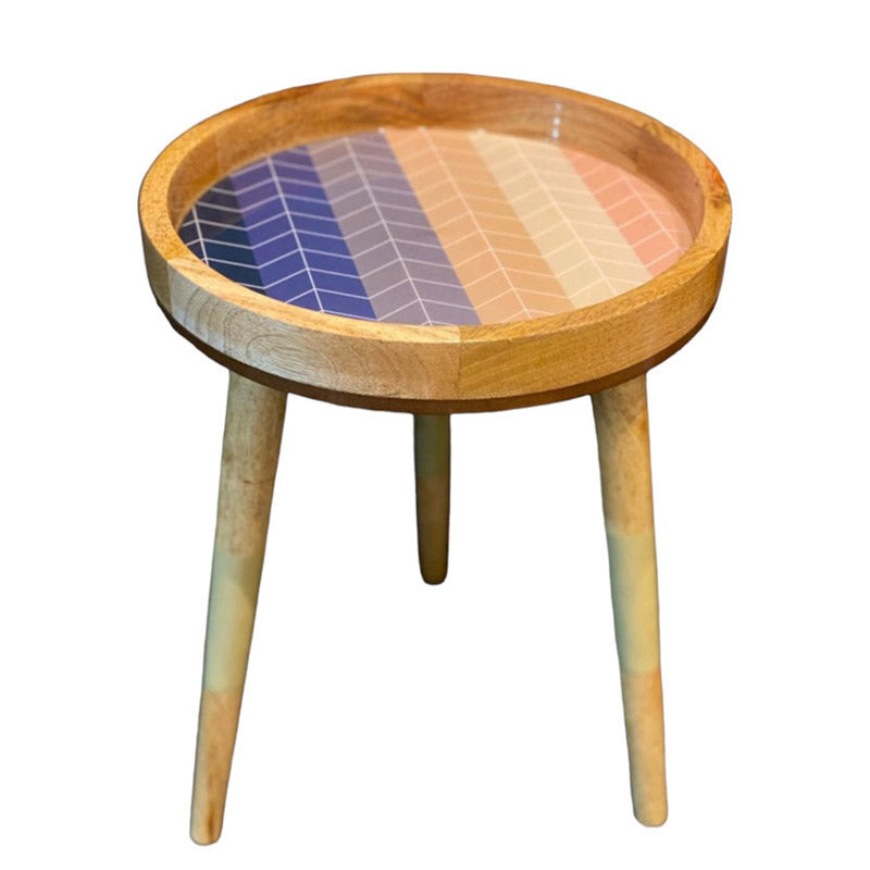 Buy Direda Mangowood Stool Side & Bedside Tables from Vaaree