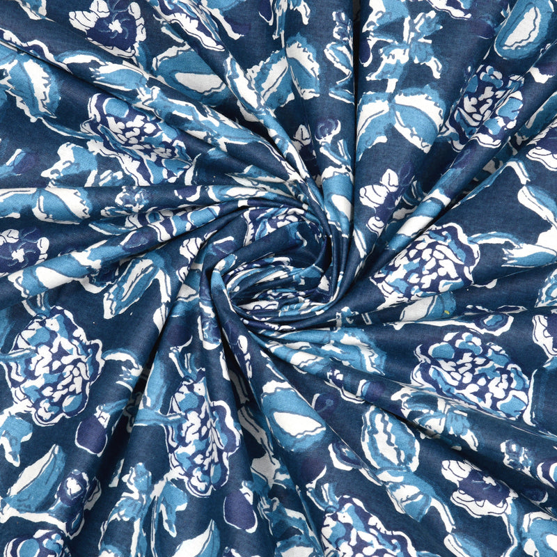 Buy Asin Floral Bedding Set - Blue Bedding Set from Vaaree