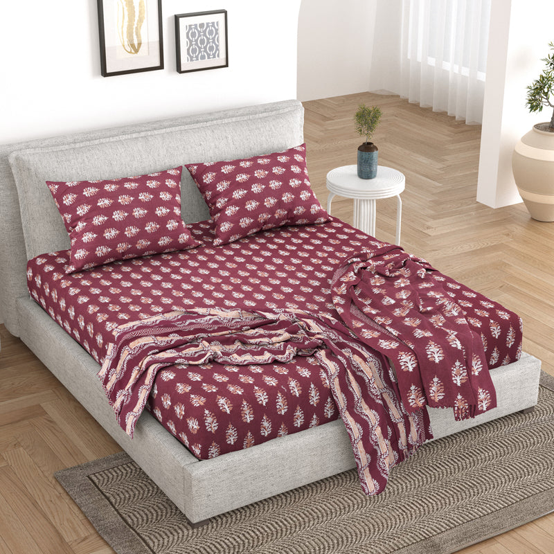 Buy Naira Floral Bedding Set Bedding Set from Vaaree