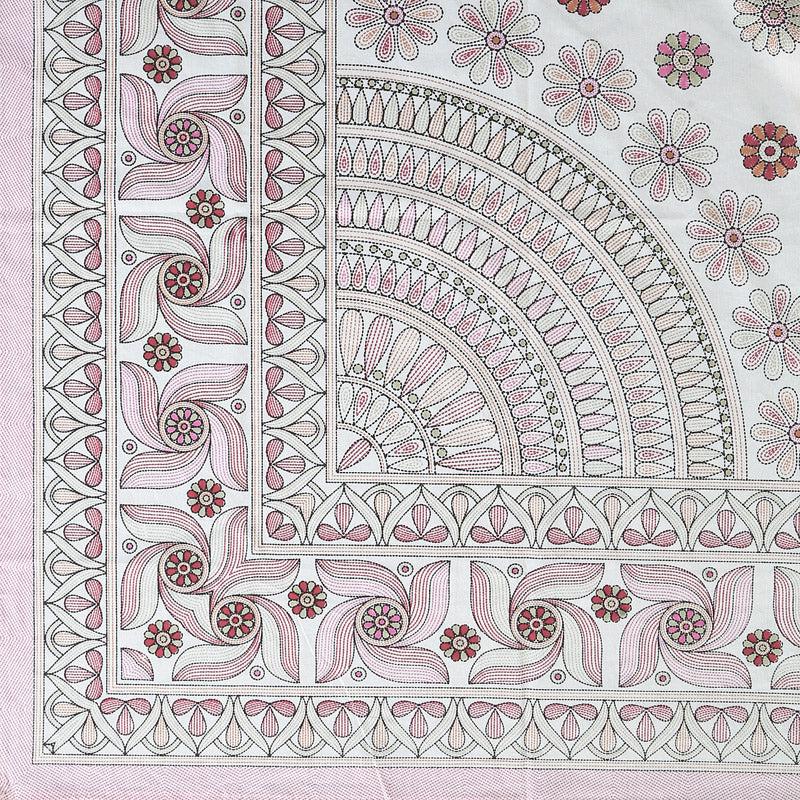 Buy Dwanima Ethnic Bedsheet - Pink Bedsheets from Vaaree