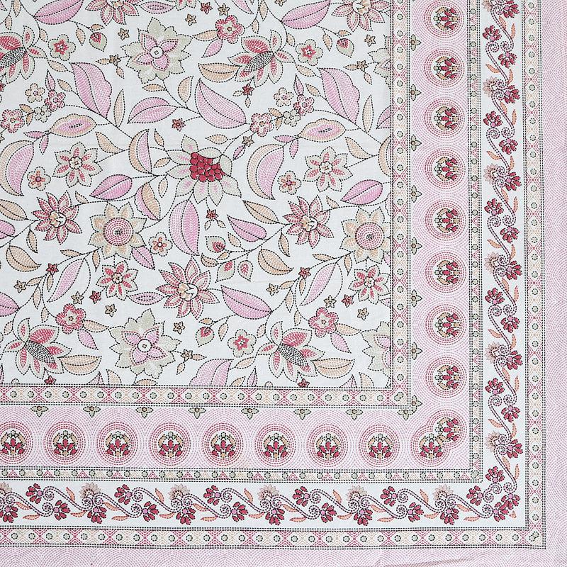 Buy Rigavo Floral Bedsheet - Pink Bedsheets from Vaaree