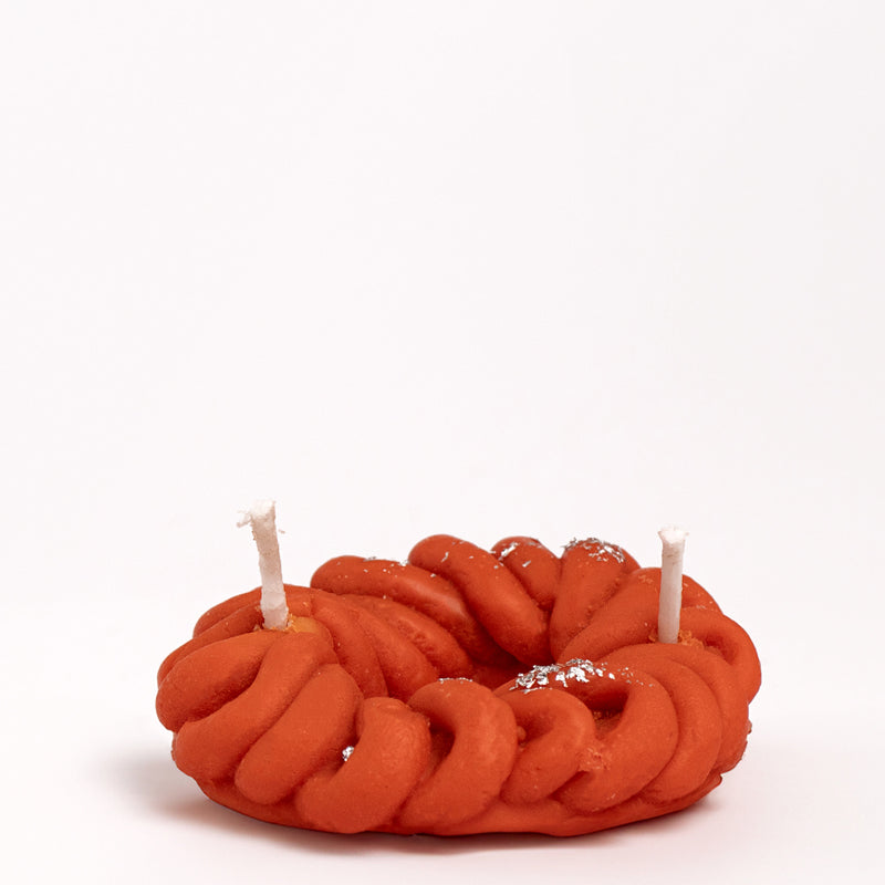 Buy Jalebi Orange Scented Candle - Set Of Two Candles from Vaaree