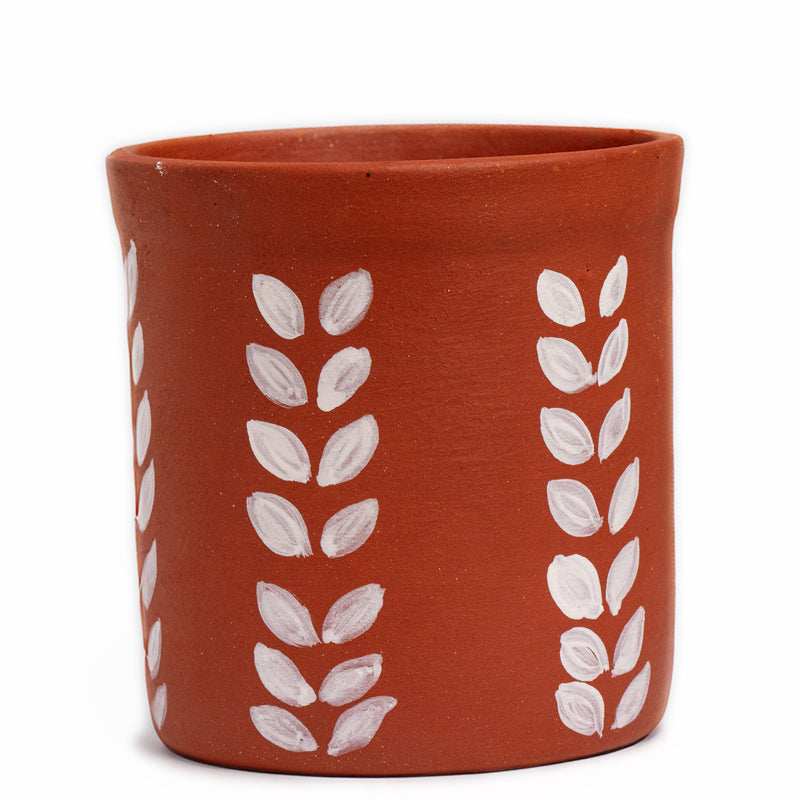 Buy Anvi Handpainted Terracotta Kulhad - Set Of Two Tea Cup from Vaaree