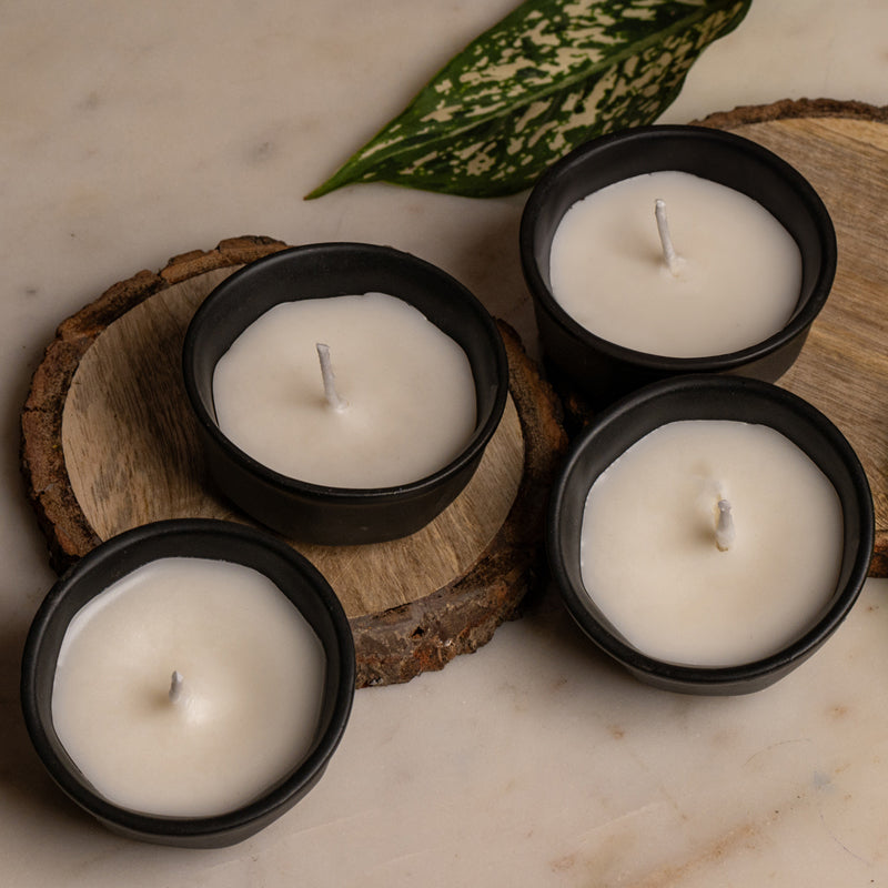 Buy Amy Jasmine Scented Candle - Set Of Four Candles from Vaaree