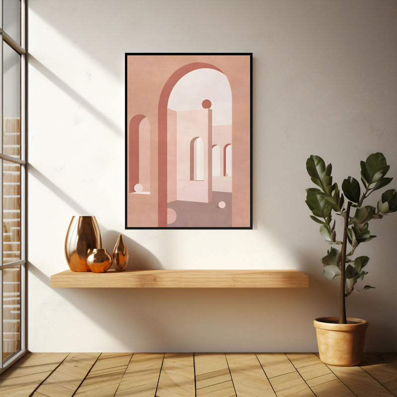 Wall Art & Paintings - Arcadia Wall Art - Black Frame