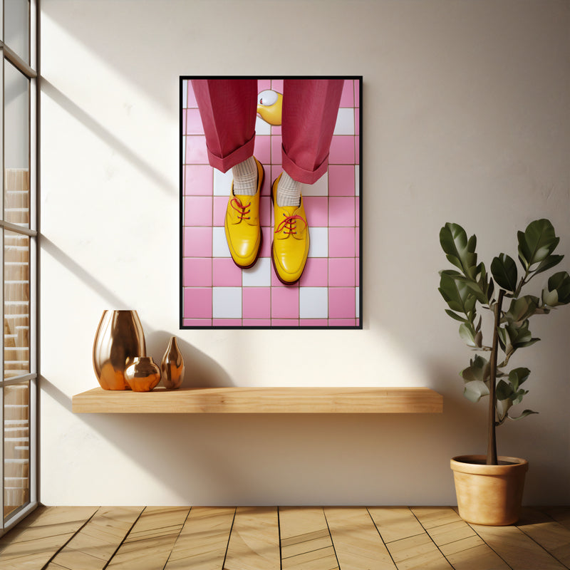 Wall Art & Paintings - Candyland Canvas Wall Art - Black Frame