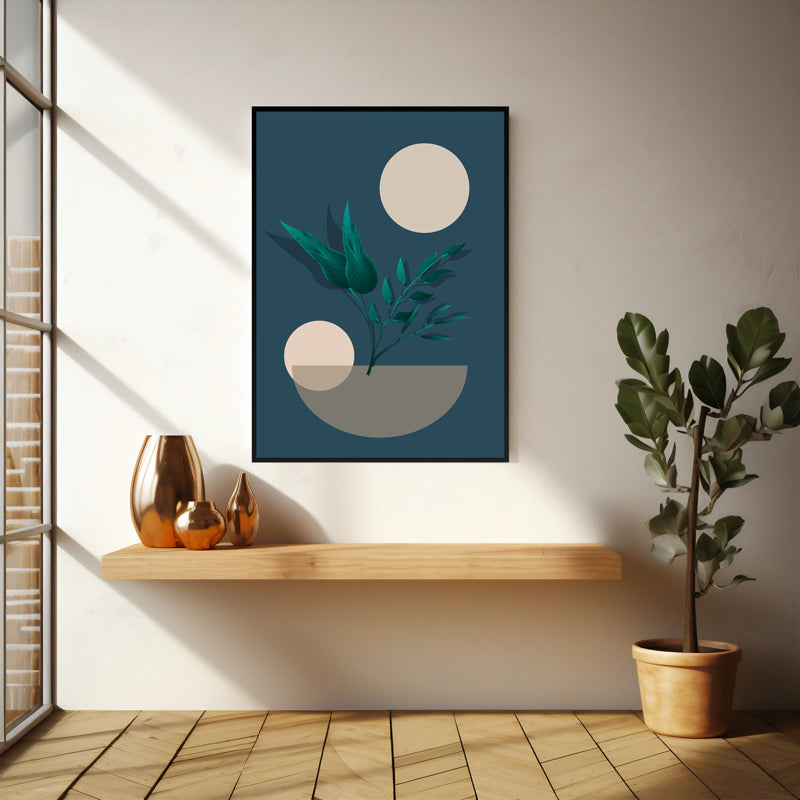 Wall Art & Paintings - Verdantique Wall Art - Black Frame