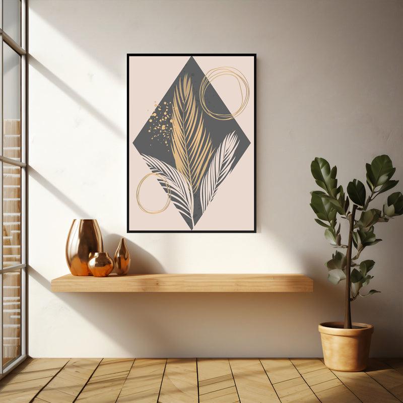 Buy Botanic Bloomscape Wall Art - Black Frame Wall Art & Paintings from Vaaree