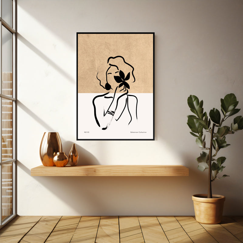 Wall Art & Paintings - Mystique Wall Art - Black Frame