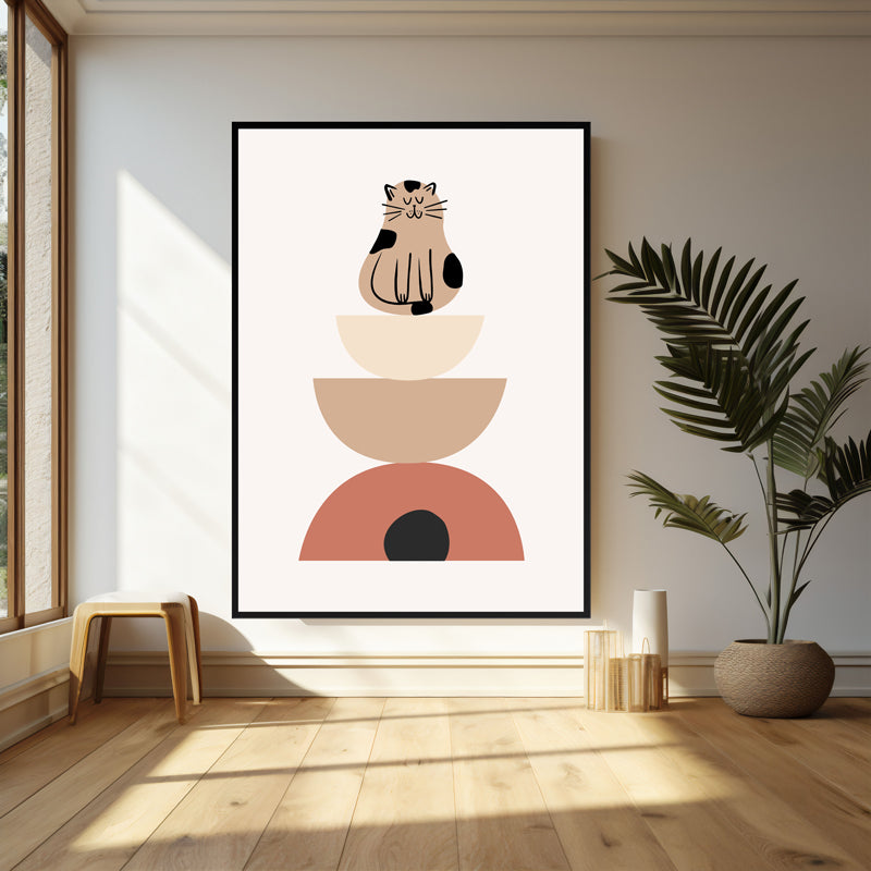 Wall Art & Paintings - Whiskers Wall Art - Black Frame