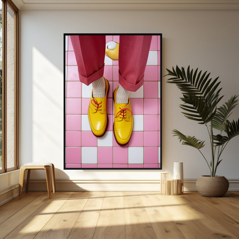 Wall Art & Paintings - Candyland Canvas Wall Art - Black Frame