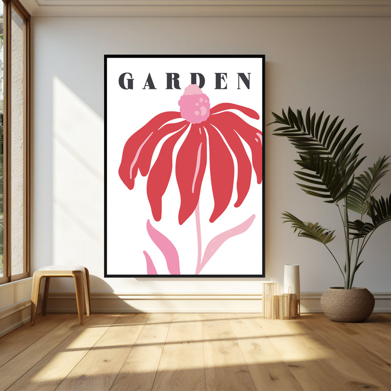 Wall Art & Paintings - Blossom Garden Wall Art - Black Frame