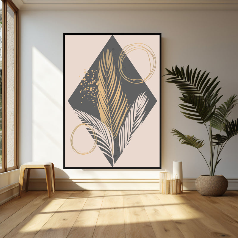 Wall Art & Paintings - Botanic Bloomscape Wall Art - Black Frame