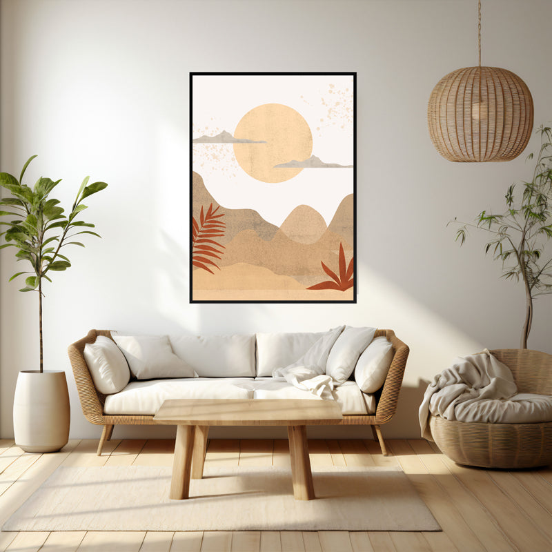 Wall Art & Paintings - Dawn Wall Art - Black Frame