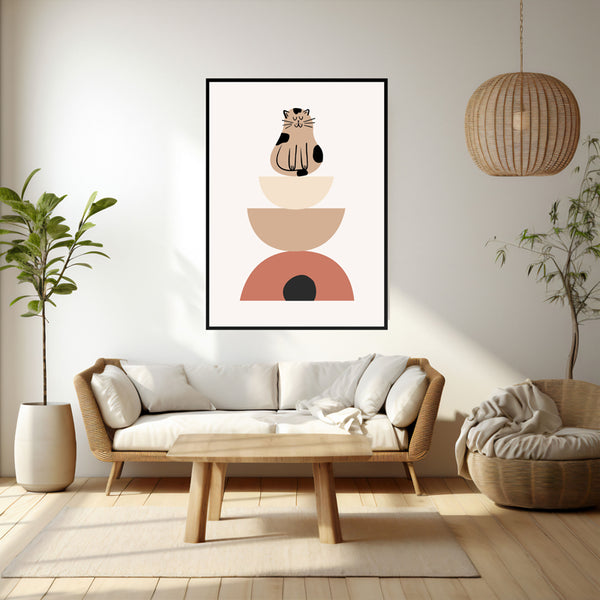 Wall Art & Paintings - Whiskers Wall Art - Black Frame