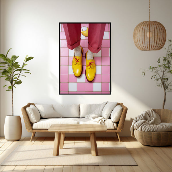 Wall Art & Paintings - Candyland Canvas Wall Art - Black Frame