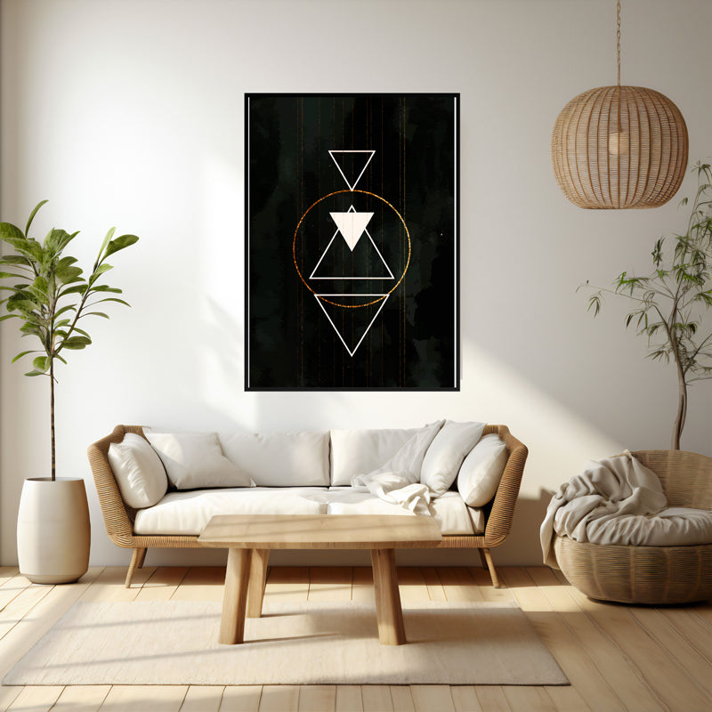 Wall Art & Paintings - Zenith Whisper Wall Art - Black Frame