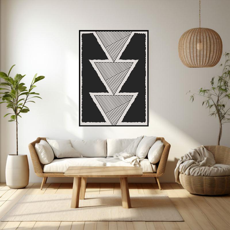 Buy Tranquil Prism Wall Art - Black Frame Wall Art & Paintings from Vaaree