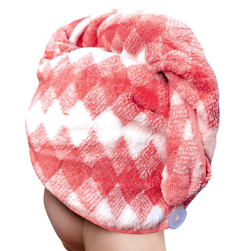 Buy Wren High Absorbent Hair Towel - Pink Hair Wraps from Vaaree